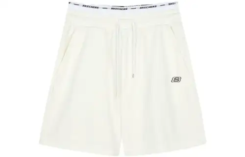 Skechers Sports Shorts Women's Marshmallow White/0074 Moderate Knitted Shorts