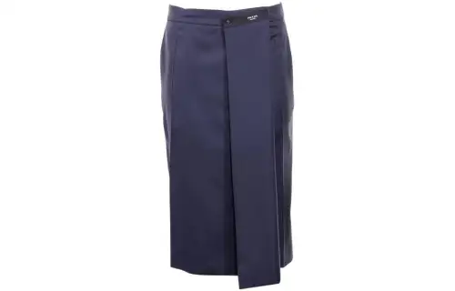 PRADA Casual Short Skirts Women's Navy Moderate Mid Length Other
