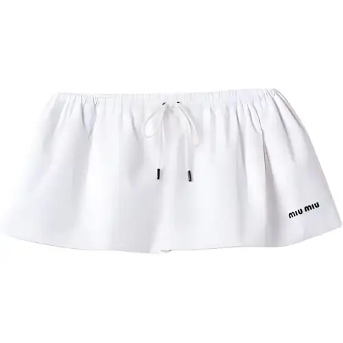 MIU MIU SS24 Casual Short Skirts Women's White