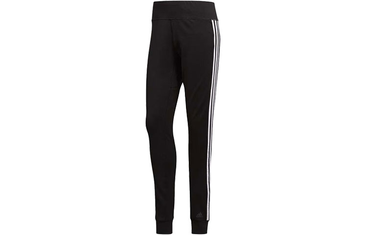 Женские штаны adidas Трехполосные (черные)