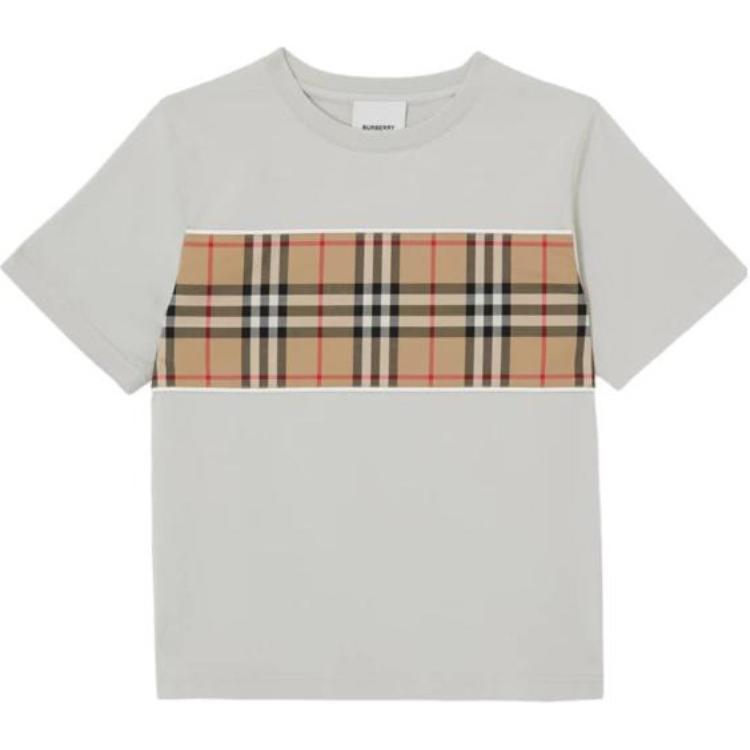 Детская футболка Burberry (серая)