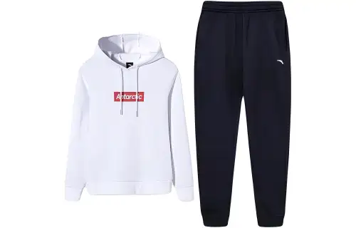 ANTA Casual Suits Women's Hooded Thickened And Fleece Lined Other