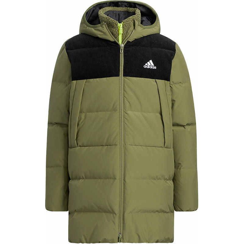 Детская куртка adidas (оливковая)