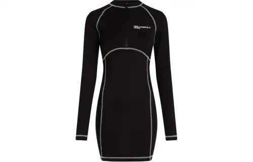 KARL LAGERFELD / Karl Lagerfeld Jeans Long Sleeved Dress Women's Black