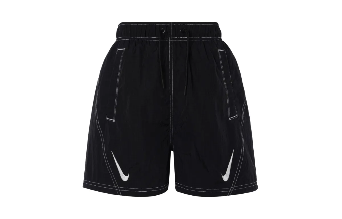 Nike Sports Shorts Women's Black Moderate Woven Shorts