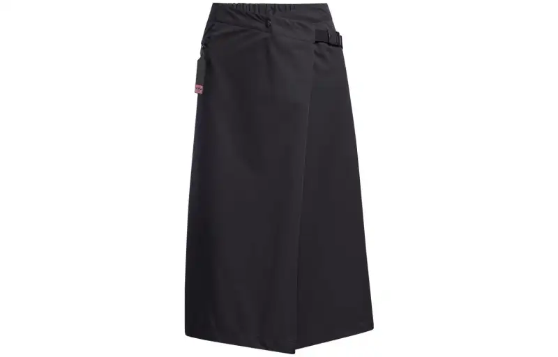 Adidas Originals Casual Long Skirts Women's Black Moderate Long A Line Skirt