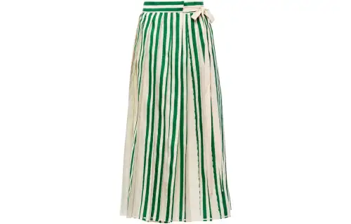 PRADA FW22 Casual Long Skirt Women's Green