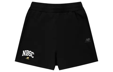 New Balance Nv Sports Shorts Women's Black Moderate Knitted Shorts