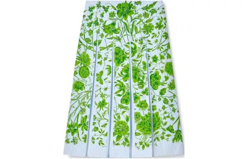 GUCCI Lido FW24 Casual Long Skirt Women's Multicolor