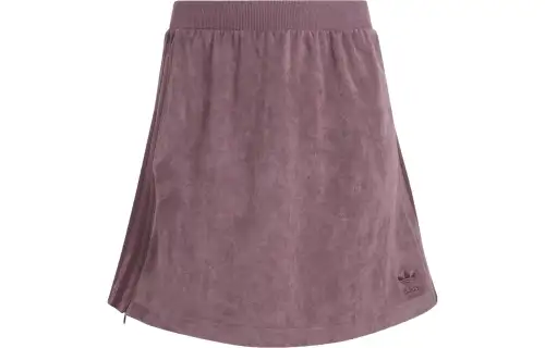 Adidas Originals Leather Short Skirts Women's Brown Moderate Short A Line Skirt