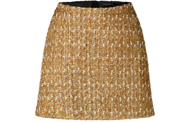 LOUIS VUITTON Casual Short Skirts Women's Yellow