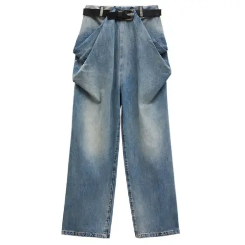 LOEWE Draped Jeans In Denim