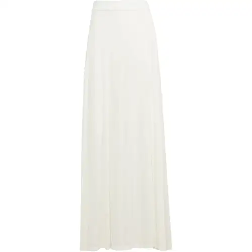 Adidas Originals Premium Flowy Maxi Skirt Casual Long Skirt Women's Jade White