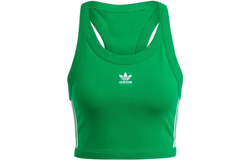 adidas originals Adicolor Classics 3-Stripes Short Tank Top Green