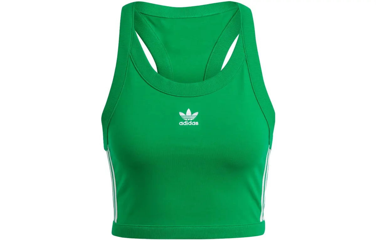 adidas originals Adicolor Classics 3-Stripes Short Tank Top Green