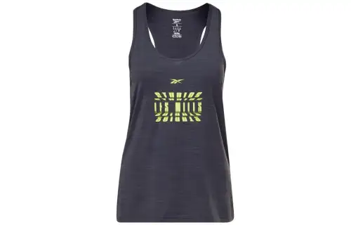 Reebok Sleeveless Sports Shirts Women's Black Racerback