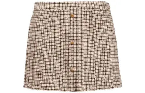 PRADA Casual Short Skirts Women's Brown Moderate Short Other
