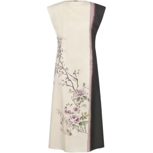 DIOR Sleeveless Dress Women's Multicolor