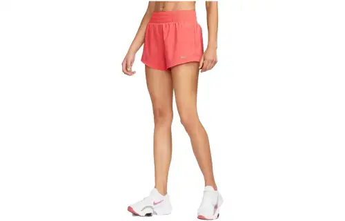 Nike One Women's Dri FIT Mid Rise 3' Brief Lined Shorts