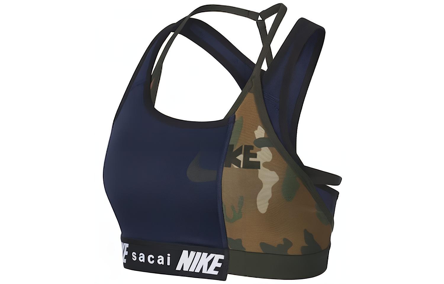 Nike x Sacai Hybrid Padded Bra ‘Black/Sequoia’