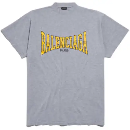 Balenciaga Paris Logo Printed Oversized T Shirt
