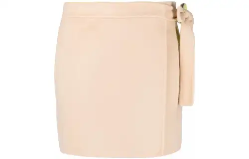 OFF WHITE Side Tie Fastening Miniskirt