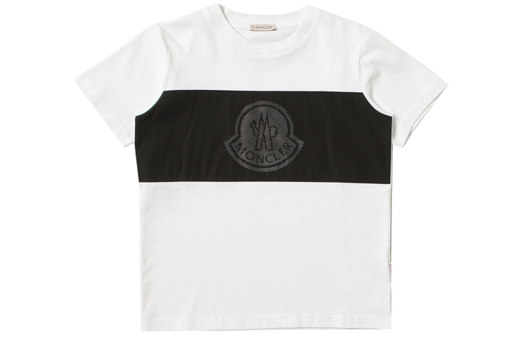 Детская футболка Moncler Logo T-shirt (белая)