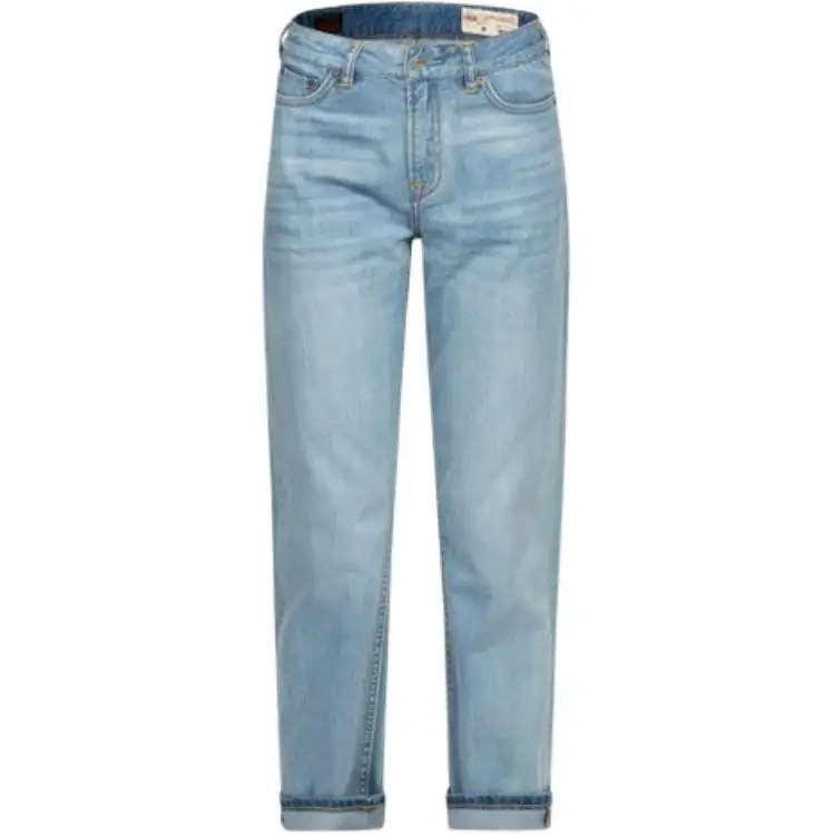 EVISU Jeans Women's Denim Blue Moderate Straight Fit Pants