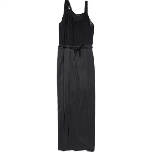 Balenciaga Patched Slip Dress
