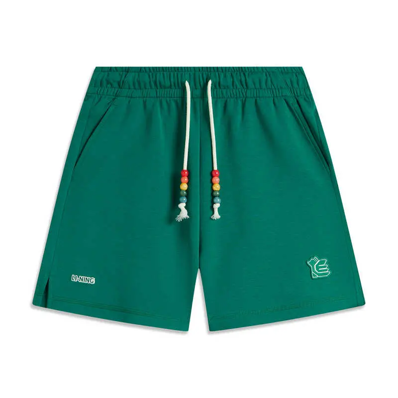 Li Ning Sports Fashion Collection Casual Shorts Women's Stone Green