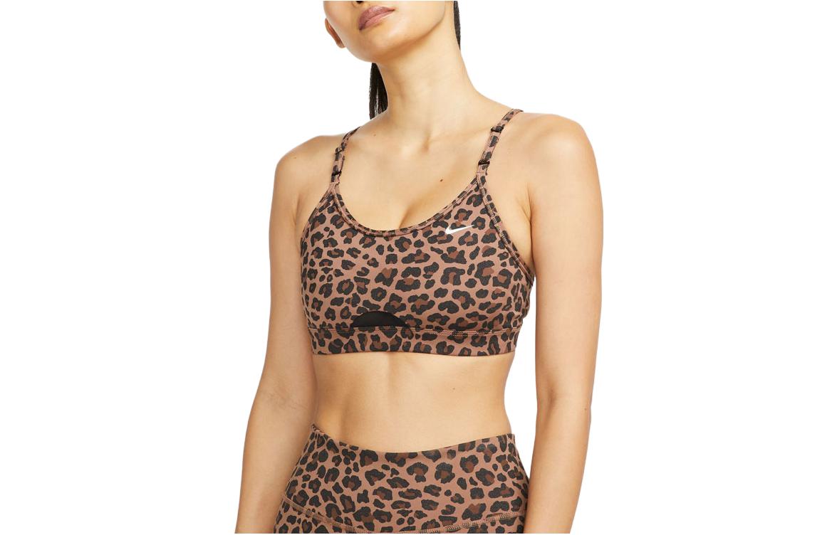 Nike Dri-Fit Series INDY Low Strength Support Padded Sports Lingerie Antique Brown