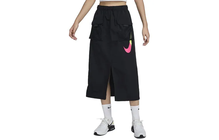 Nike Casual Long Skirt Women's Black
