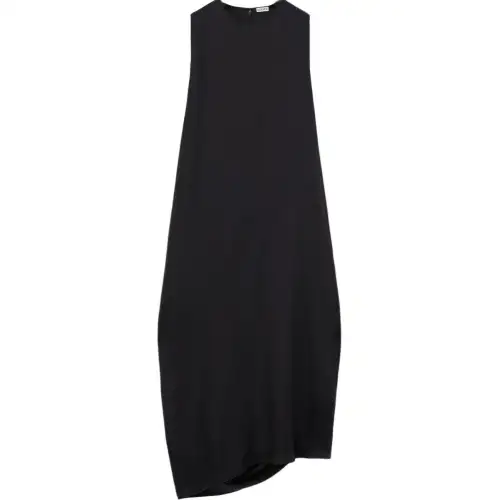 Loewe draped satin dress