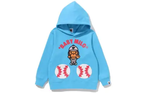 A BATHING APE Sweatshirt FW22 Cartoon Print Hooded Pullover Cartoon Print Hooded Pullover Children's Style