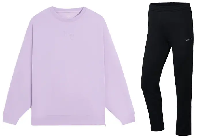 Li Ning Casual Suits Women's Crew Neck Moderate Other