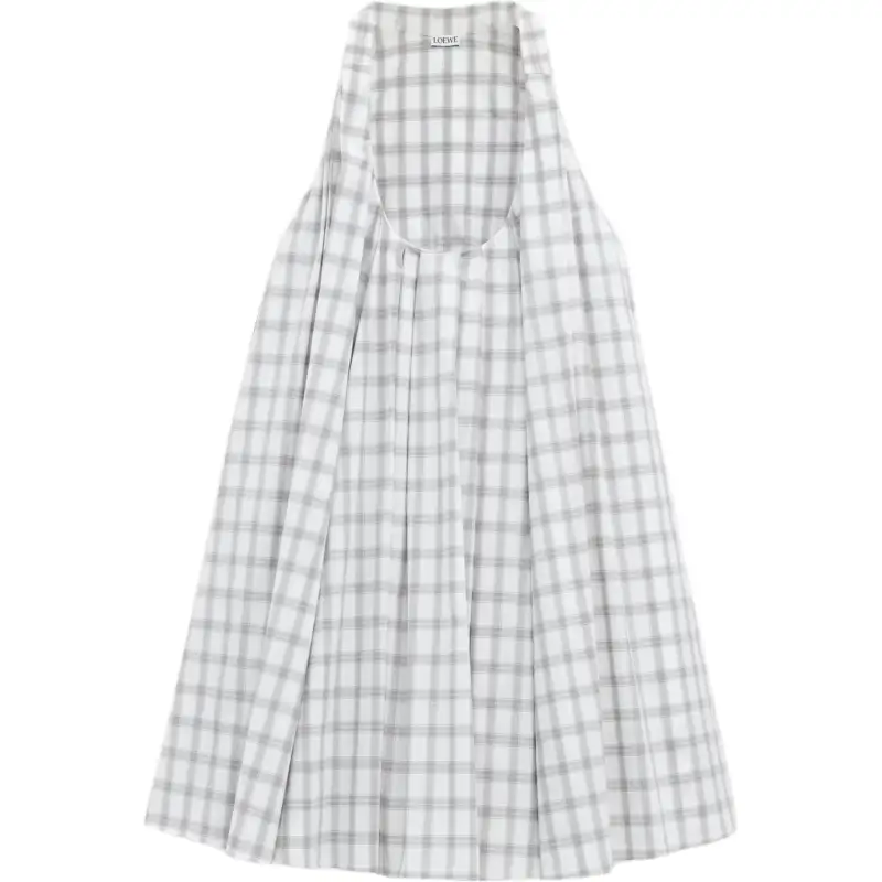 LOEWE SS25 Sleeveless Dress Women's Gray