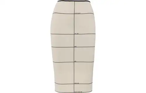Vetements SS24 Casual Long Skirt Women's Beige