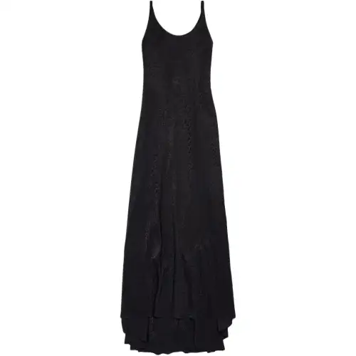 Balenciaga Slip Dress Regular Fit Women's Black