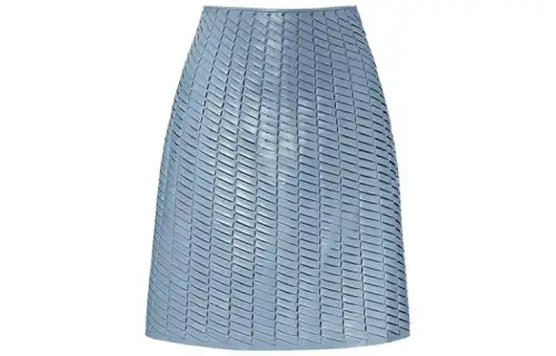 Bottega Veneta SS23 Casual Short Skirts Women's Ice Blue