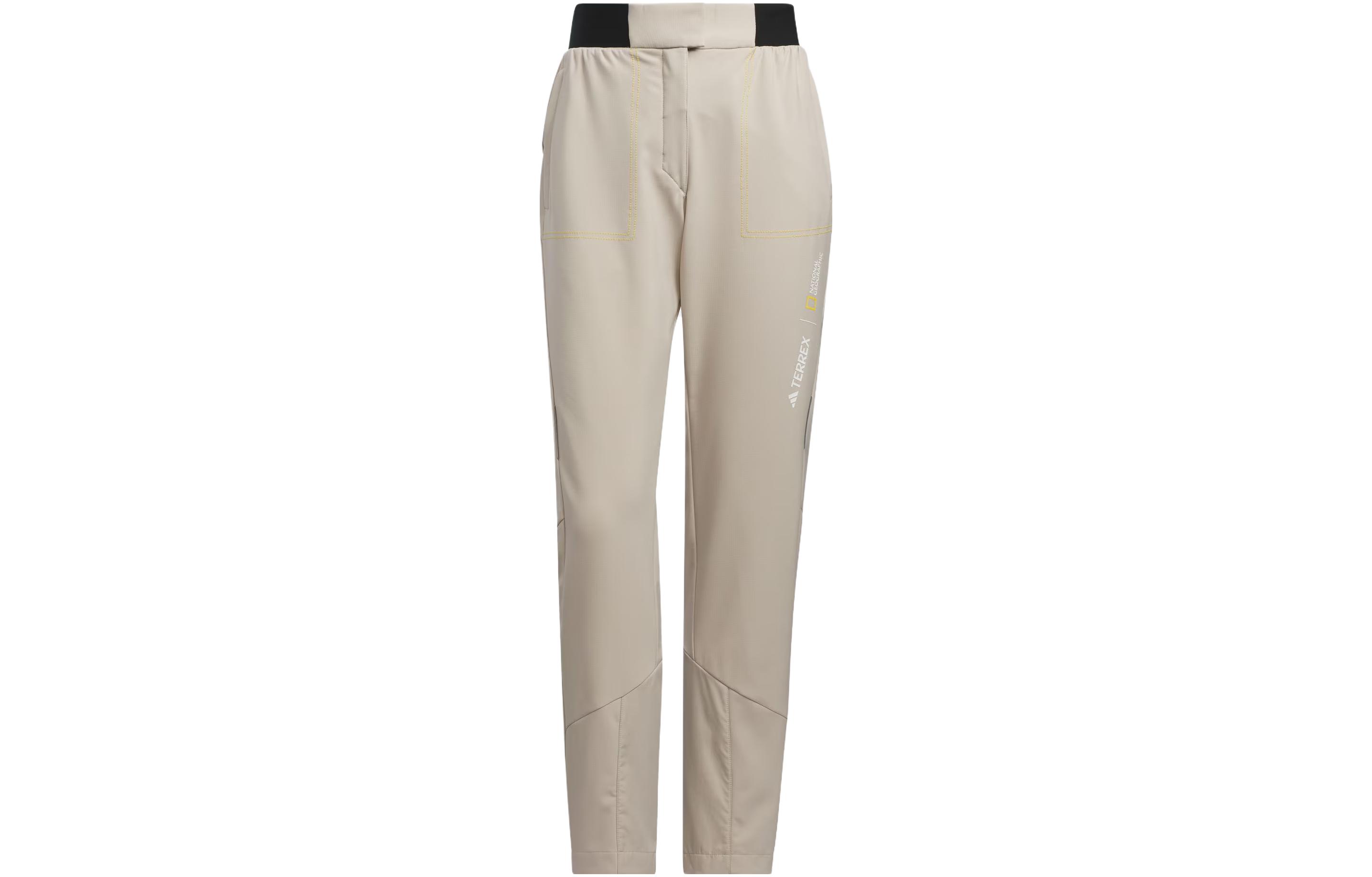 Adidas National Geographic Co Branded Section Sports Pants Women’s Light Umber Moderate