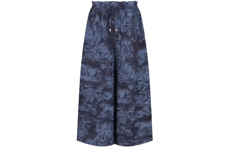DIOR Casual Long Skirts Women's Blue Moderate Long Other