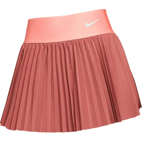 Nike Women's Court Dri FIT Advantage Pleated Skirt Canyon Ruse/Bleached Coral