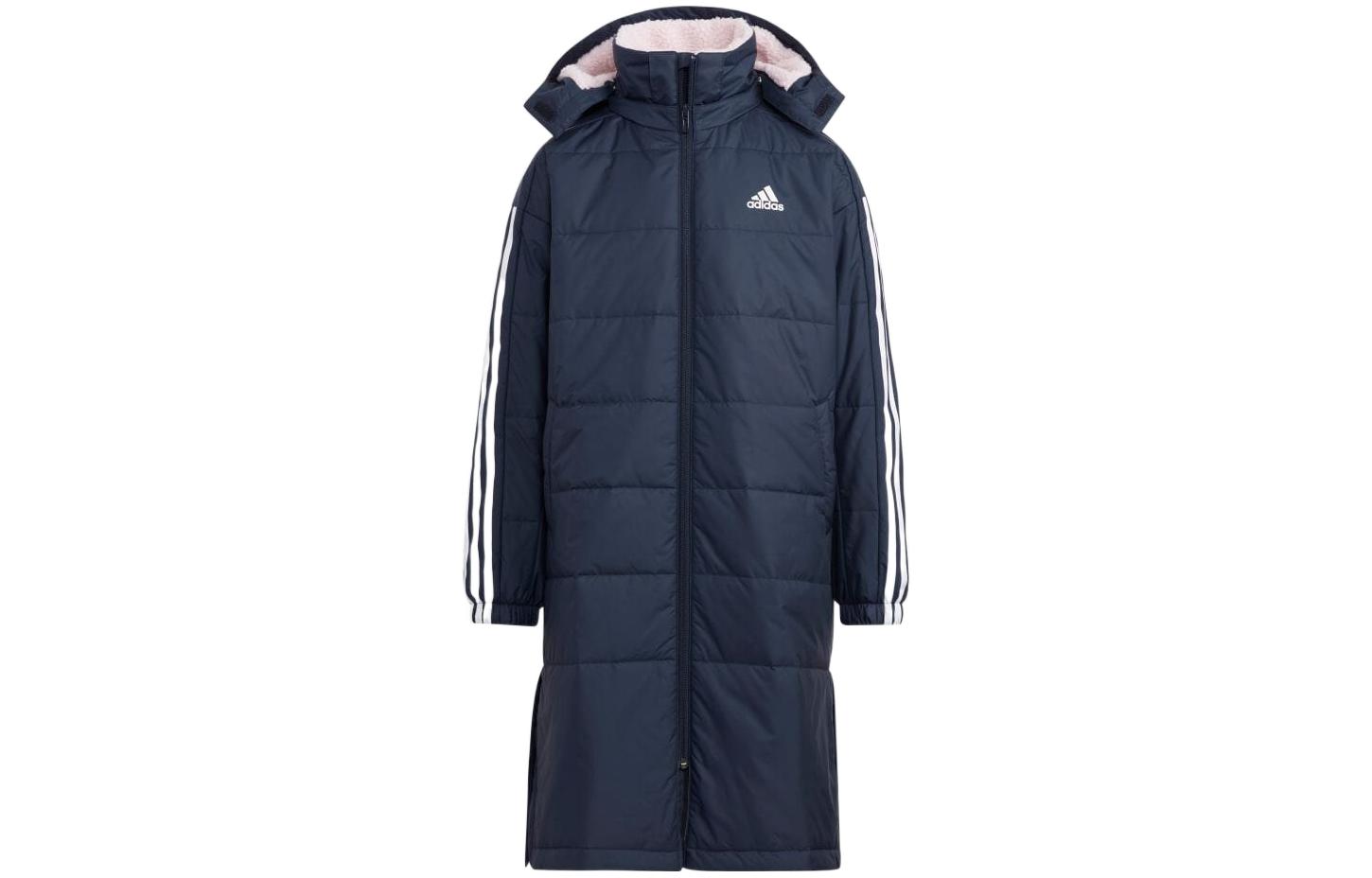 Куртка adidas Striped Logo (синяя)