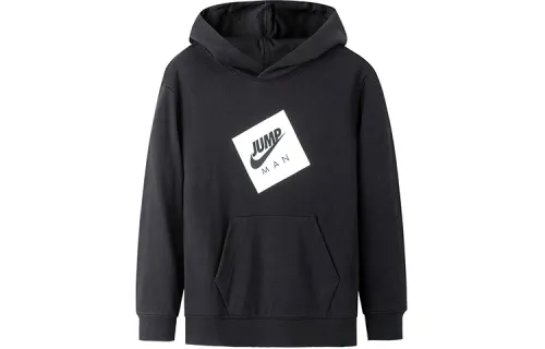 Jordan Knitted black hoody for boys, children's clothing, with your logo imprint