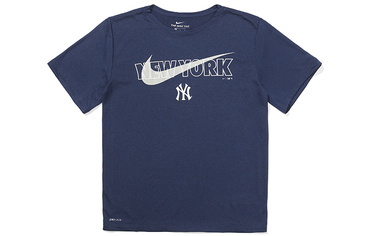 Мужская футболка Nike x MLB New York Yankees (синяя)
