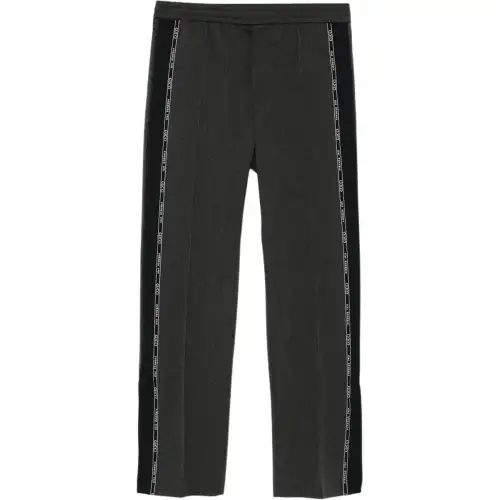 GUCCI Logo Trim Tapered Leg Trousers