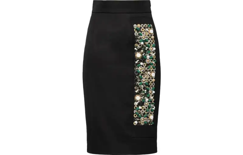 PRADA Casual Long Skirt Women's Black