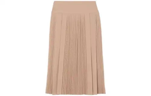 Burberry FW22 Casual Long Skirt Women's Khaki