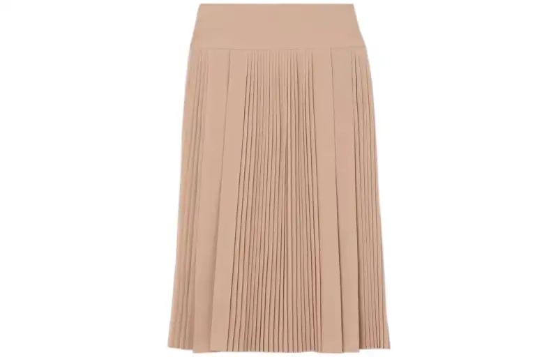 Burberry FW22 Casual Long Skirt Women's Khaki