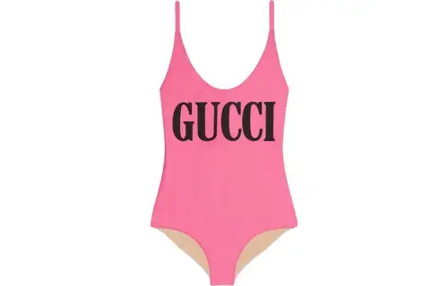 GUCCI One piece Swimsuit Women's Neon Pink